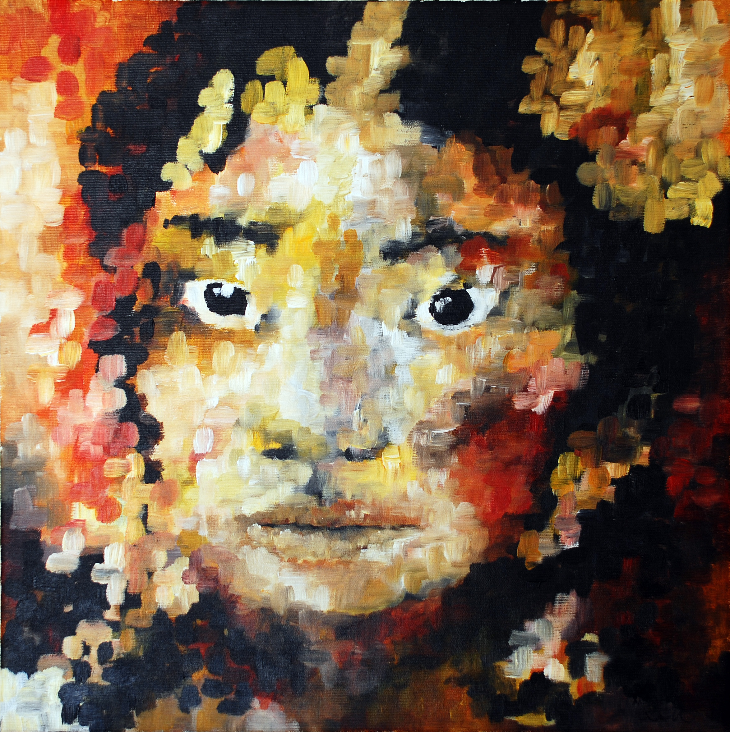 Ritratto di una bambina Vietnamita  50x50